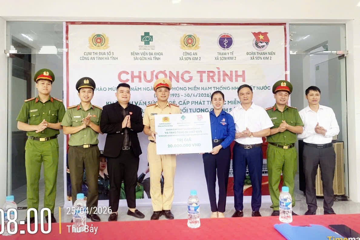 SƠN KIM 2 TỔ CHỨC KHÁM BỆNH VÀ TẶNG QUÀ AN SINH XÃ HỘI