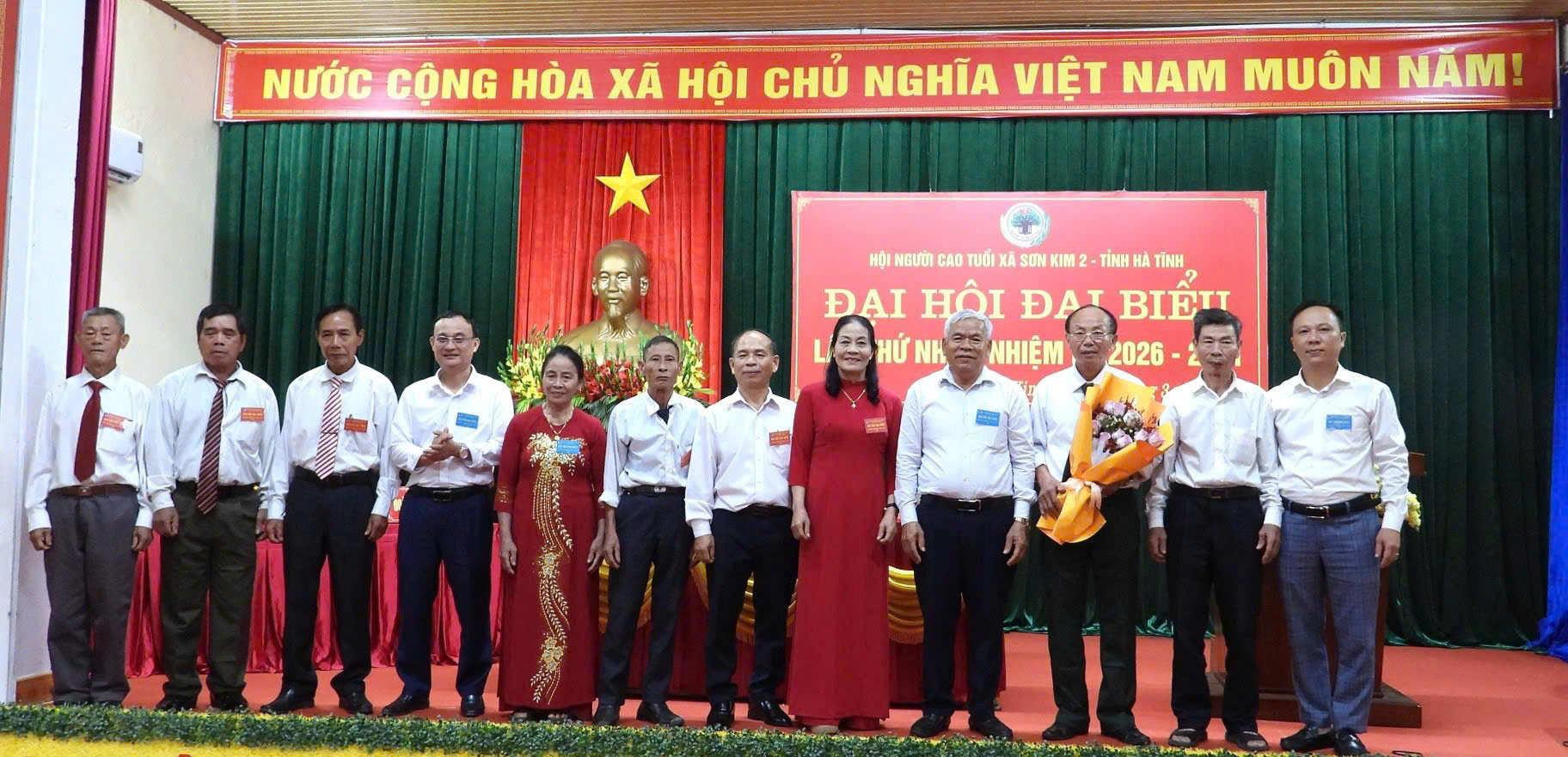 Chiều ngày 19/03/2026, Hội Người cao tuổi xã Sơn Kim 2 long trọng tổ chức Đại hội đại biểu lần thứ I, nhiệm kỳ 2026 – 2031. 