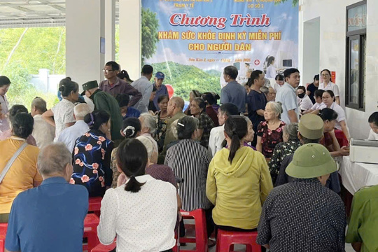 Sơn Kim 2: Tổ chức khám sức khỏe định kỳ miễn phí cho người dân
