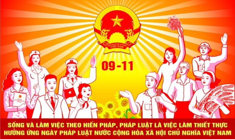 Tuyên truyền hưởng ứng ngày pháp luật việt nam năm 2026