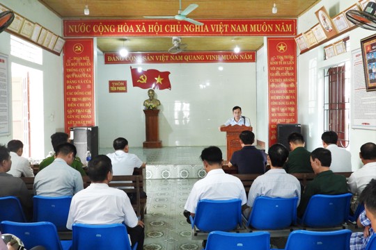 Sơn Kim 2: khởi công nâng cấp, mở rộng tuyến đường trục xã nối thôn Tiền Phong và Thanh Dũng