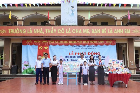 Trường tiểu học Sơn Kim 2 phát động tuần lễ hưởng ứng ngày hội đổi mới sáng tạo quốc gia năm 2026